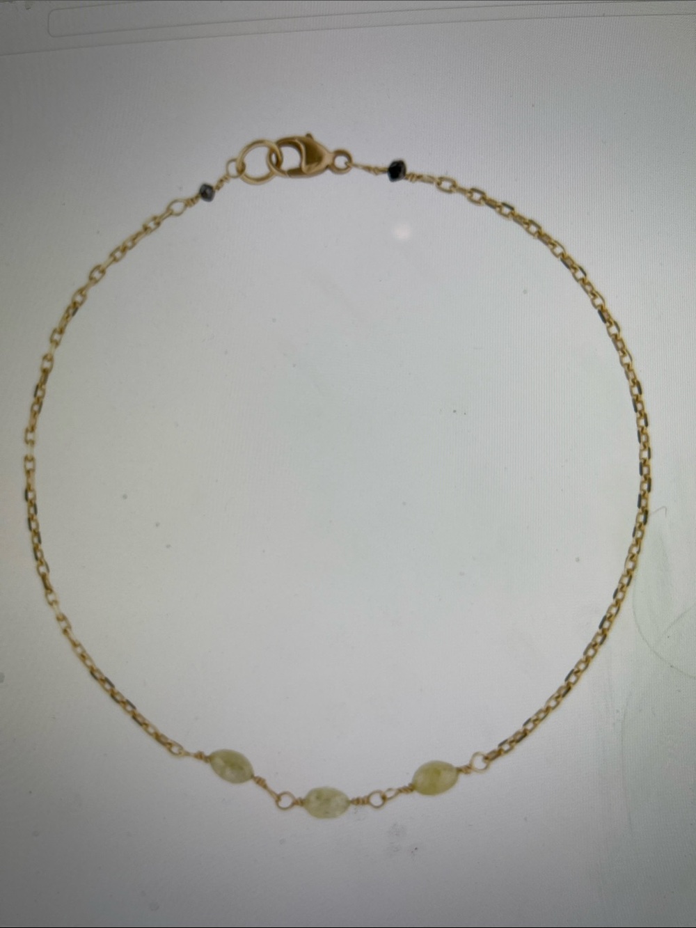 18k Diamond Link Bracelet